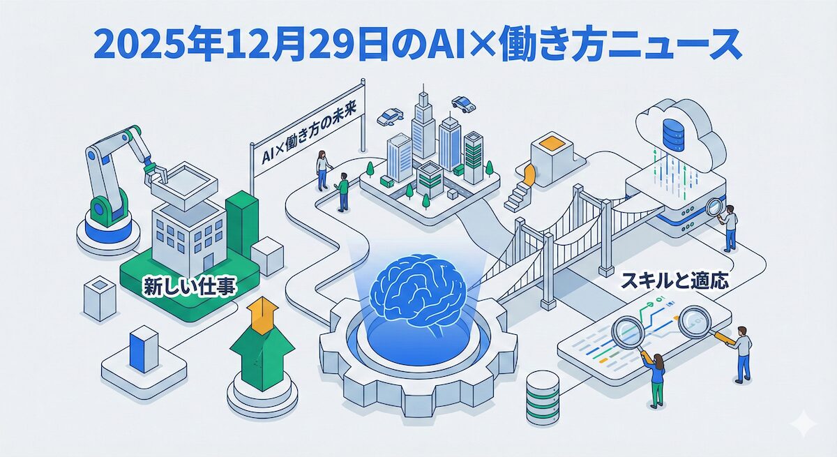 働き方 x AIニュース！2025年12月29日
