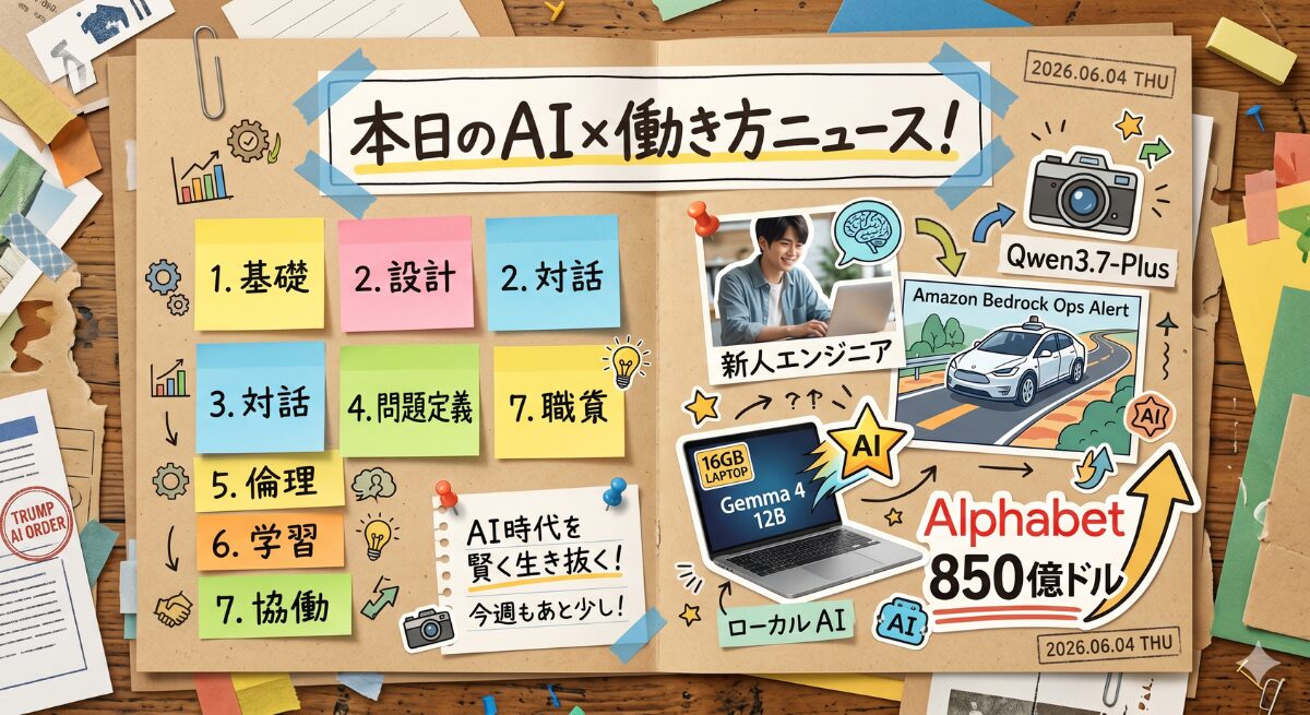 働き方 x AIニュース！2026年6月4日