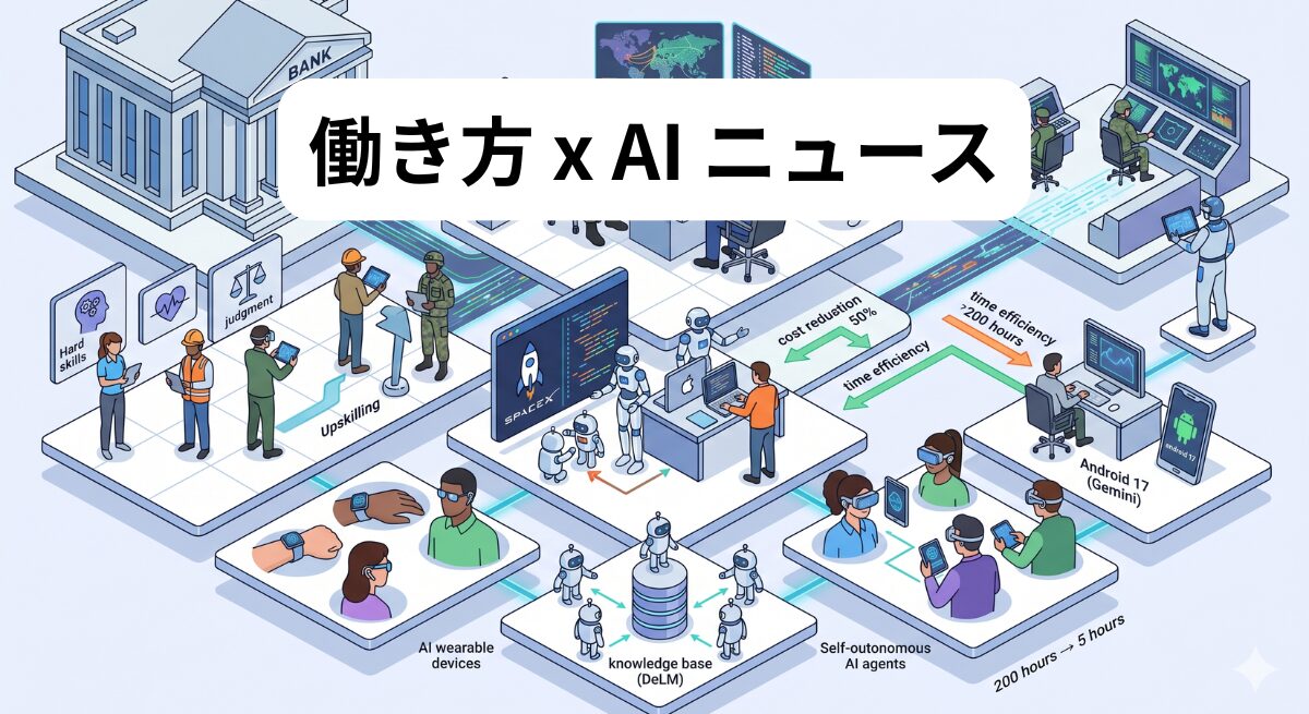 働き方 x AIニュース！2026年6月17日